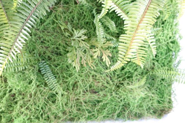 Leaf Design 100cm Artificial Green Wall Fern (Large)