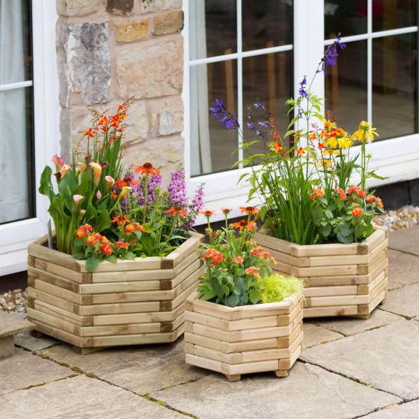 Marford Hexagonal Planter Set Of 3