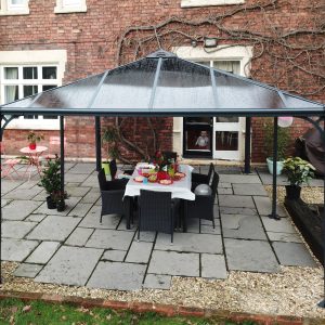 Palram-Canopia Martinique 5000 Garden Gazebo Grey