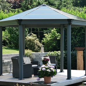 Palram-Canopia ROMA HEXAGONAL GARDEN GAZEBO 12 ft x 14 ft