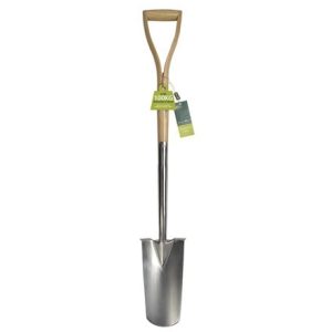 RHS Burgon and Ball stainless transplanting spade