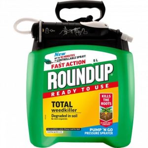 Roundup Fast Action Ready to Use Weedkiller - Pump n Go - 5 litres