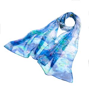 Silk Scarf Monet Waterlilies