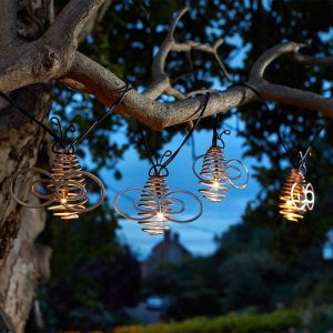 Smart Garden 10 Solar Golden Bee String Lights