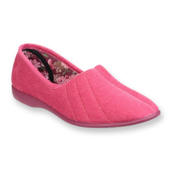 UK Size 5 Audrey Ladies Slipper Rose