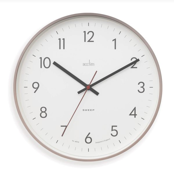 Acctim Aster Nonticking Wall Clock Mocha