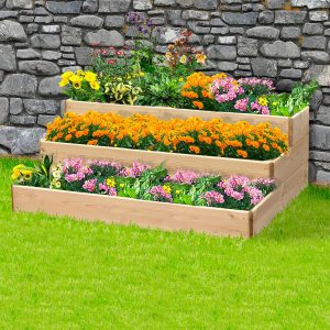 Rectangular Cascading Planter 120Cm 3 Tier