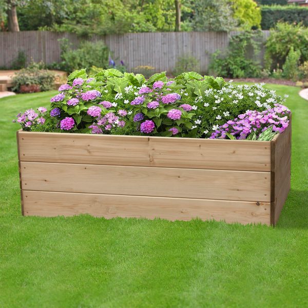 Rectangular Raised Bed 3 Tier (H45Cm) 60 X 120Cm