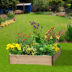 Square Raised Bed 1 Tier (15Cm) Medium 60 X 60Cm