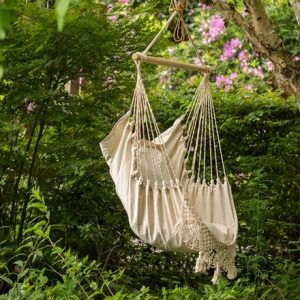 Swing hammock chair - ecru