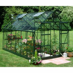 8'6 x 12'8 Green Frame Halls Magnum 812 Greenhouse (2.57 x 3.84m)