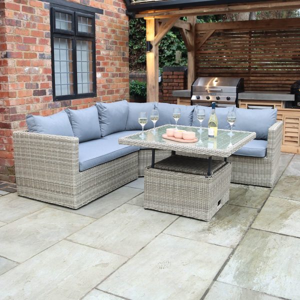 Wentworth 6 Seater Large Corner Lounging Set