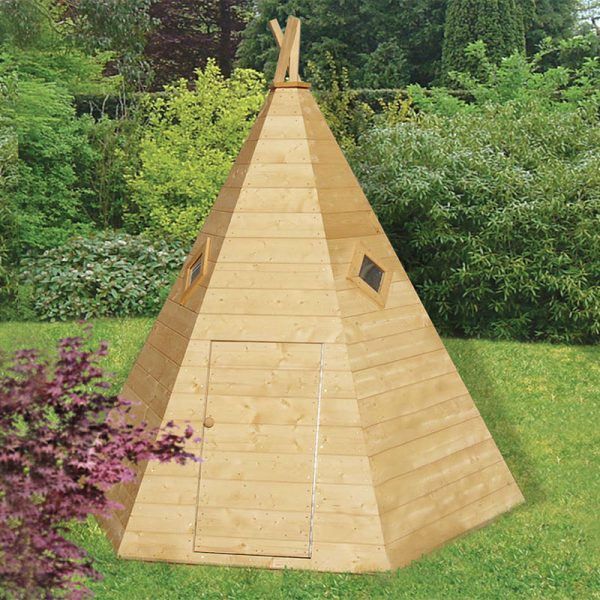 7 x 6 Shire Wigwam Childrens/ Kids Wooden Garden Playhouse