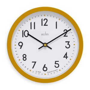 Acctim Elstow Wall Clock Quartz Retro Style Dijon 20Cm