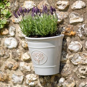 Blenheim Off White 23X25Cm Wall Pot Set Of 2