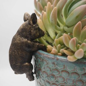 Pot Buddies Pig Bronze