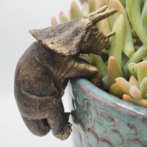 Pot Buddies Triceratops Bronze