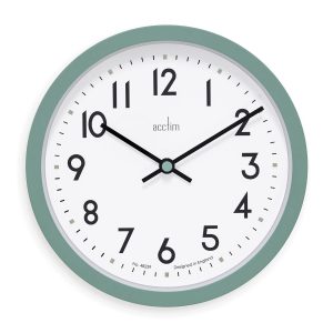 Acctim Elstow Wall Clock Quartz Retro Style Meadow 20Cm