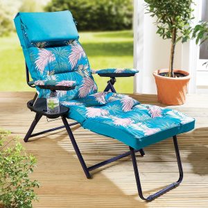 Reclining Garden Chair & Lounger Tropical L173 xW58 xH106cm