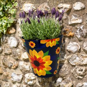 Sunflower 23X25Cm Wall Pot Set Of 2