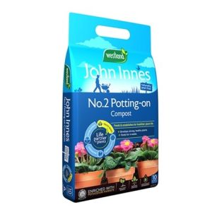 Peat free potting on compost with John Innes No.2