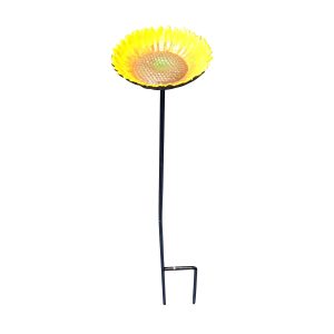 Sunflower Bird Feeder Garden Stake