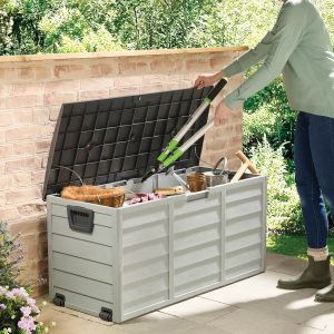 290L Wheeled Garden Storage Box