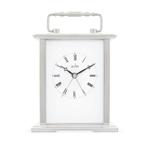 Acctim Gainsborough Mantel Clock Silver