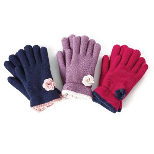 Elizabeth Rose Winter Gloves Pink