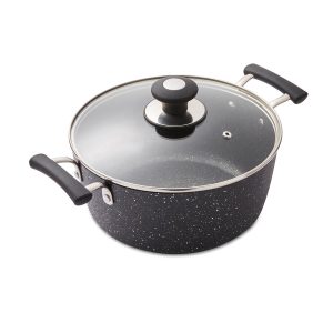 Precision 24Cm Non Stick Stock Pot Black