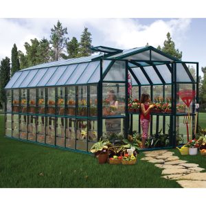 8'x20' Palram Canopia Rion Grand Gardener Green Greenhouse (2.67x6.39m)