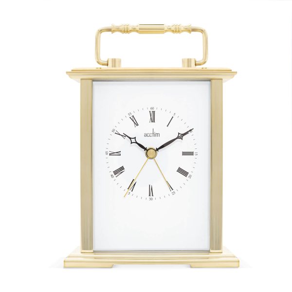 Acctim Gainsborough Mantel Clock Gold