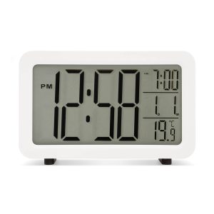 Acctim Harley Digital Alarm Clock White