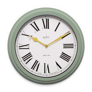 Acctim Turin Wall Clock Green 35Cm