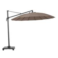 Alexander Rose 3m Cantilever Round Garden Parasol - Taupe