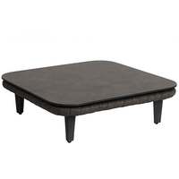 Alexander Rose Dark Grey Cordial Luxe Outdoor Coffee Table with HPL Top