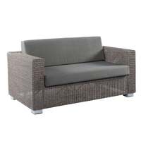 Alexander Rose Monte Carlo Grand 2 Seater Sofa With Charcoal Cushions