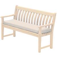 Alexander Rose Olefin 4ft (1.2m) Bench Cushion - Oatmeal