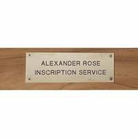 Alexander Rose Stainless Steel Engraving Plate