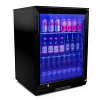 Draco Grills Avalon Outdoor Black Stainless Steel Single Bar Fridge 128L