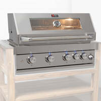 Draco Grills Z440B Deluxe 4 Burner Stainless Steel Build In Gas Barbecue