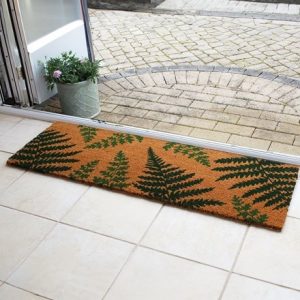 RHS ferns double coir doormat