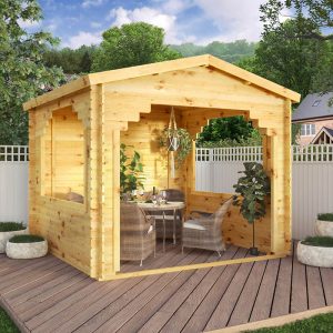 10' x 10' Mercia Premium Wooden Garden Gazebo (3.14m x 3.04m)