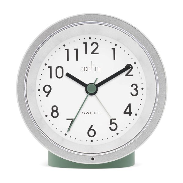 Acctim Caleb Analogue Alarm Clock Moss