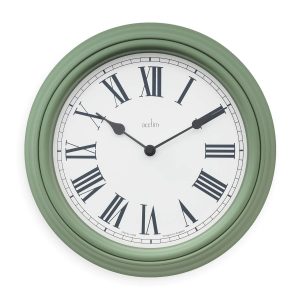 Acctim Devonshire Traditional Wall Clock Sage