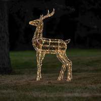 Christmas Reindeer Light - 1.2M Laser Outdoor Light Up Stag with 230 White LEDs