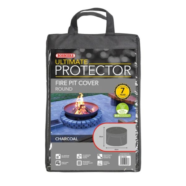 Ultimate Protector Small Round Fire Pit Charcoal Cover