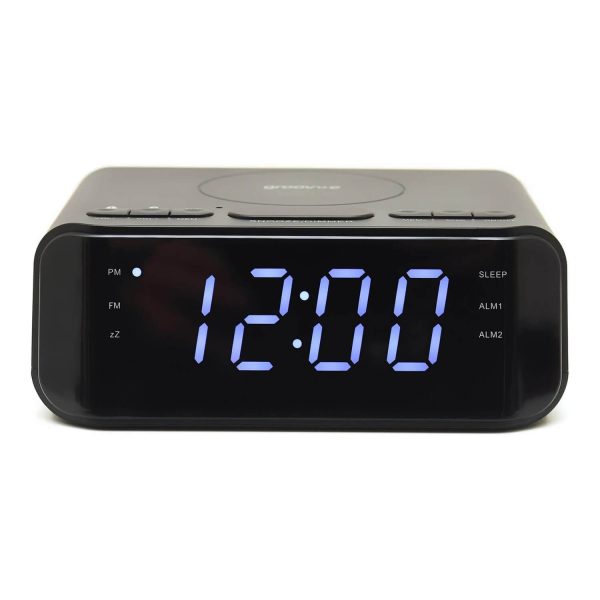 Alarm Clock Radio With Wireless Charging Pad