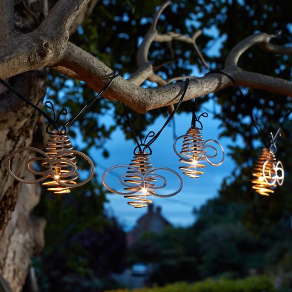 10 Bee Solar String Lights