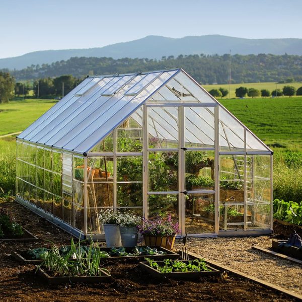 10' x 16' Palram Canopia Balance Silver Greenhouse (3.04m x 4.84m)